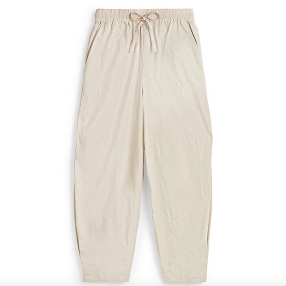 hudson north Pants - Hudson North Everyday Barrel Pant Cotton Linen Blend Tan Size Large